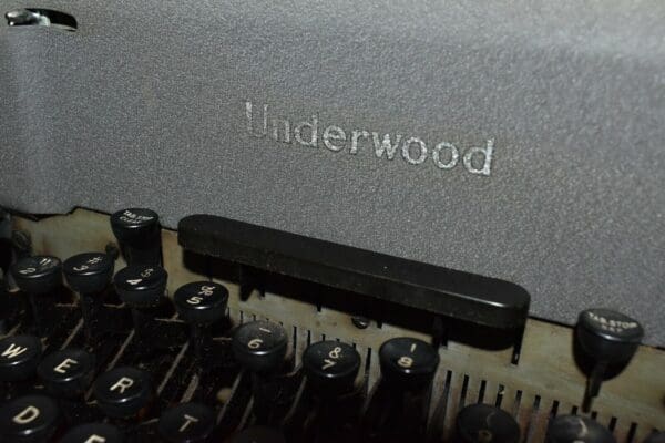 Antique Underwood Standard Typewriter, No 3-26