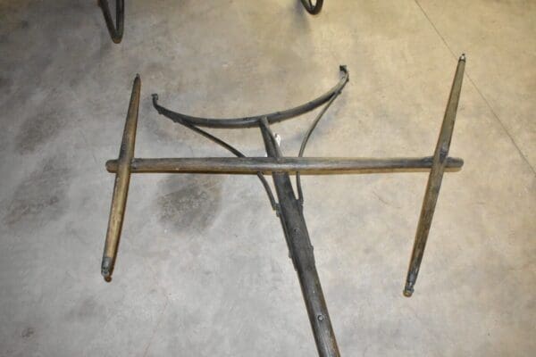 Antique Signed Minter & Stafford 4 Passenger Horse Drawn Sleigh, Farm Wagon