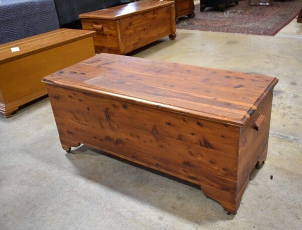 Antique Vintage Solid Red Cedar Chest by West Branch Novelty Co