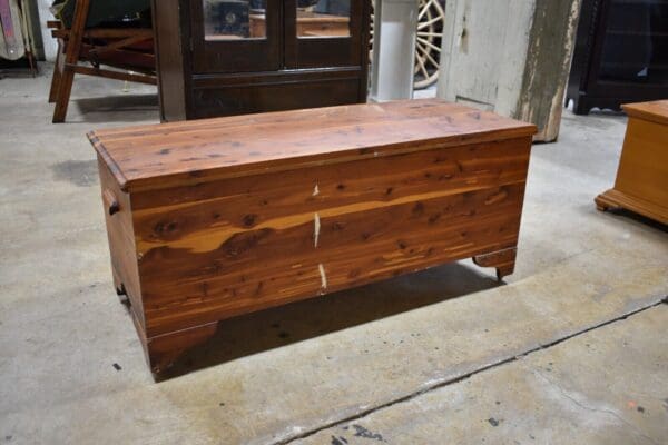 Antique Vintage Solid Red Cedar Chest by West Branch Novelty Co