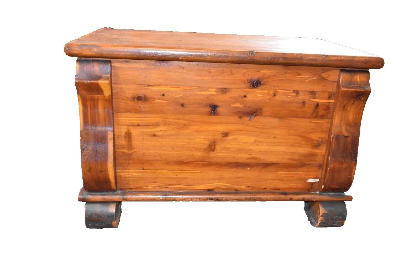 Antique Vintage Solid Red Cedar Chest