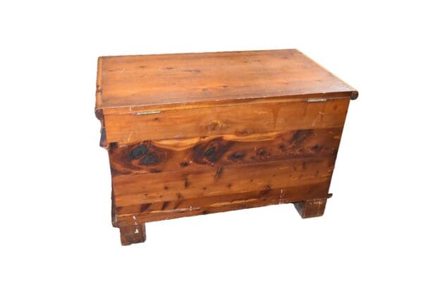 Antique Vintage Solid Red Cedar Chest