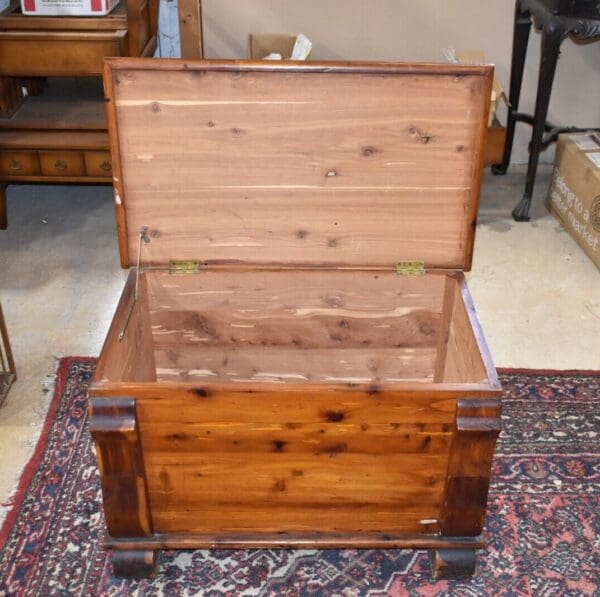 Antique Vintage Solid Red Cedar Chest