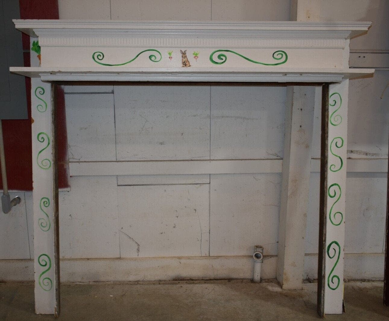 Antique White Fireplace Mantel Scranton Pennsylvania