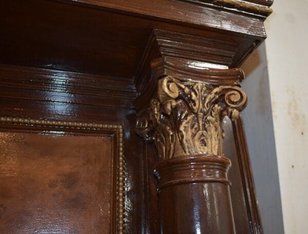 Large Antique Fireplace Mantel