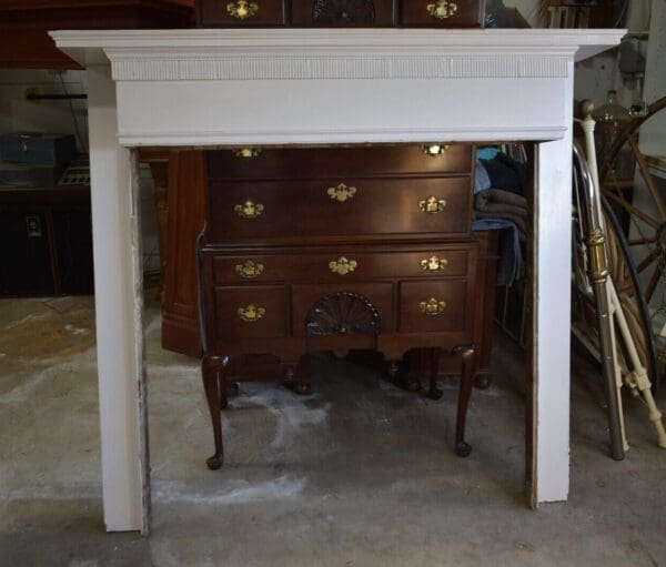 Large Antique White Fireplace Mantel Scranton Pennsylvania