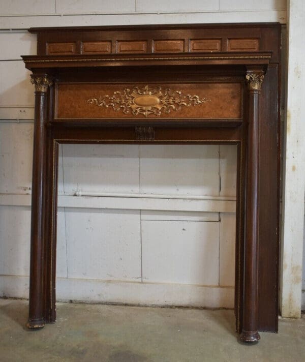 Large Antique Fireplace Mantel