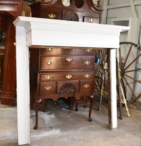 Large Antique White Fireplace Mantel Scranton Pennsylvania