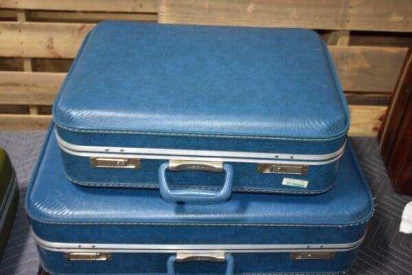 Vintage 2 Piece Mid Century Luggage Set by Vega, Country Living Magazine