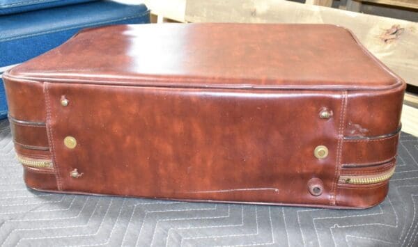 Rare Vintage MIT Airways Leather Suitcase, Luggage