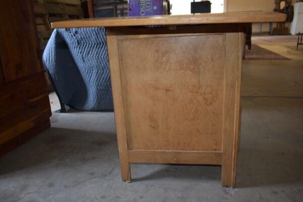 Antique Drop-Leaf Butcher Block Kitchenette Table