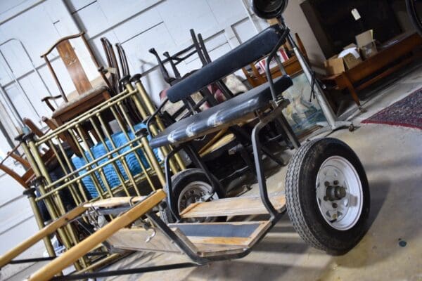 Used Training Cart on Pneumatic Wheels, Jerald Sulky Co.