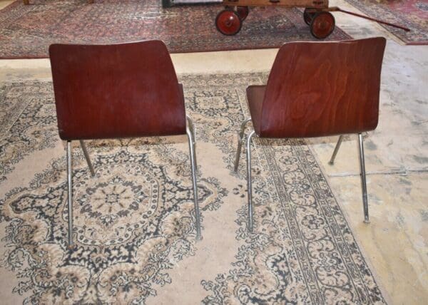 Pair of Mid Century Royal Bentwood Side Chairs