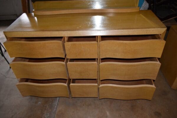 Mid Century Modern Basic Witz Co, Blonde Bedroom furniture set