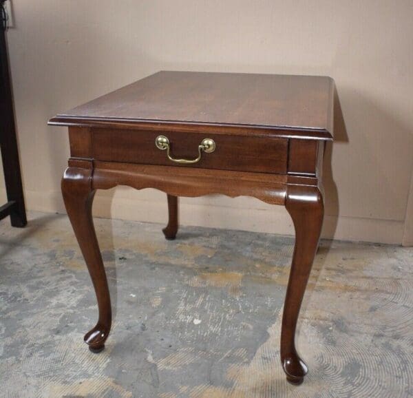 Vintage Cherry End Side Table, Bedroom Nightstand