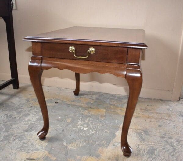 Vintage Cherry End Side Table, Bedroom Nightstand