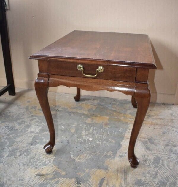 Vintage Cherry End Side Table, Bedroom Nightstand