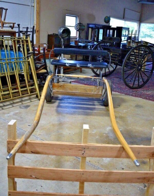 Used Training Cart on Pneumatic Wheels, Jerald Sulky Co.