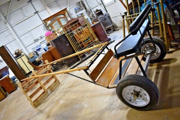 Used Training Cart on Pneumatic Wheels, Jerald Sulky Co.