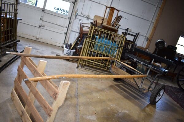 Used Training Cart on Pneumatic Wheels, Jerald Sulky Co.