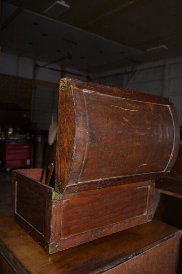 Vintage Table Top Dome Top Chest, Box