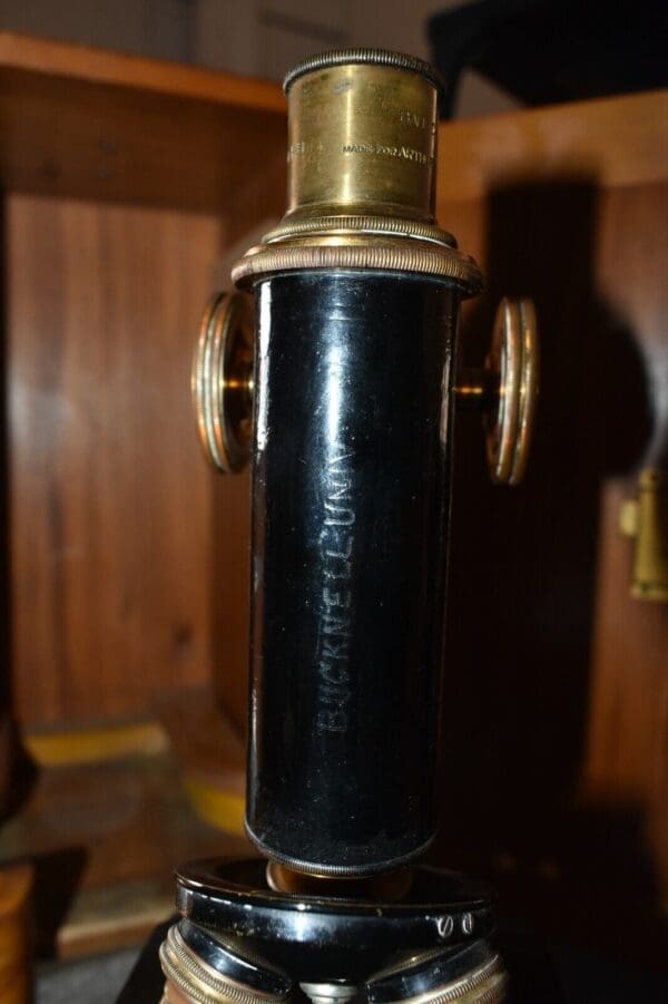 Antique Bausch & Lomb Optical Co Microscope, Bucknell University