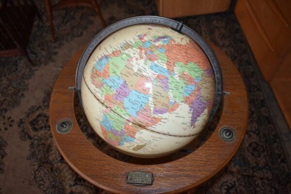 Vintage Illuminated Globe