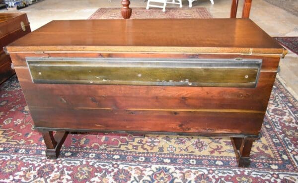 Antique Walnut Ed Roos Blanket Cedar Chest