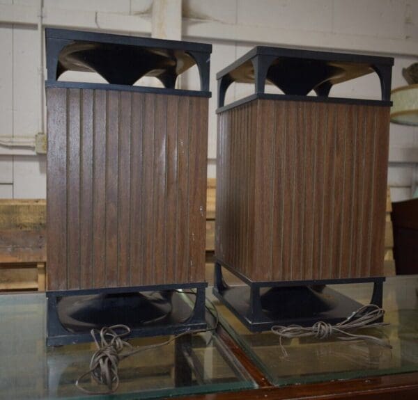 Mid Century Retro Speakers, A Pair