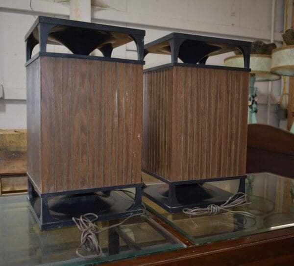 Mid Century Retro Speakers, A Pair