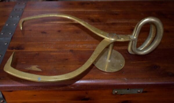 Vintage Solid Brass Ice Tongs