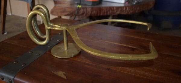 Vintage Solid Brass Ice Tongs