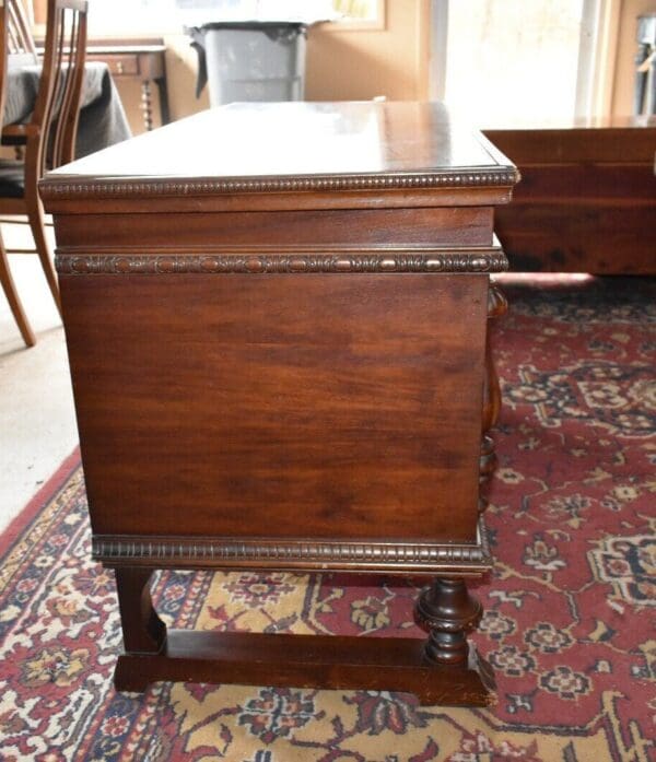 Antique Walnut Ed Roos Blanket Cedar Chest