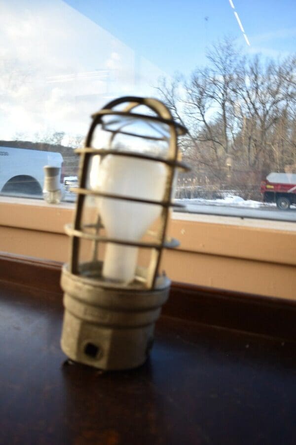 Vintage Industrial Safety Light Lamp Pendant Light, Crouse Hinds