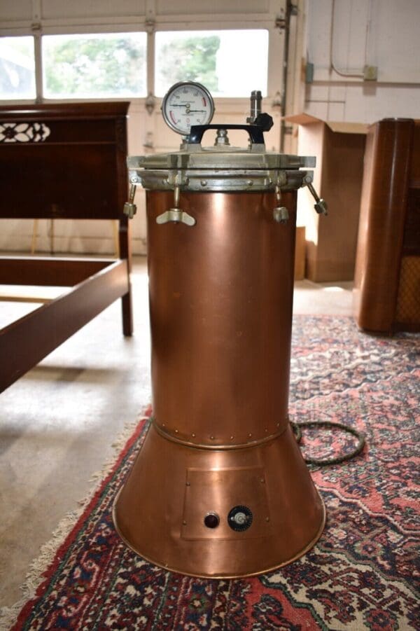 Vintage Steampunk Industrial Copper Pressurized Tank