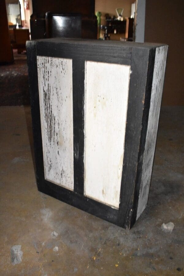 Shabby Chic Primitive Barnwood Style Cupboard, Cabinet