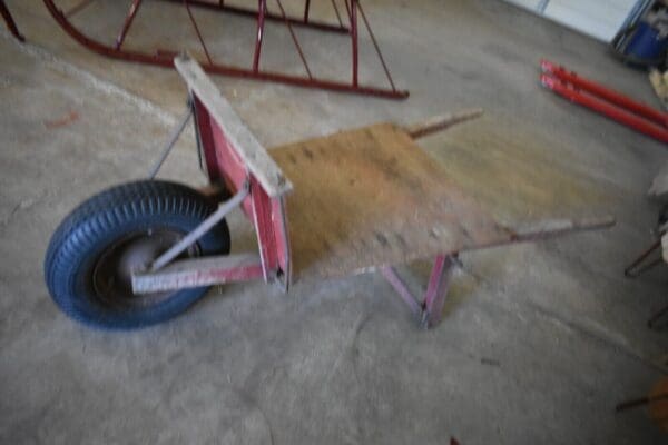 Primitive Antique Wheelbarrow Cart 3 Jackson Manufacturing Harrisburg PA