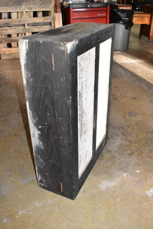 Shabby Chic Primitive Barnwood Style Cupboard, Cabinet