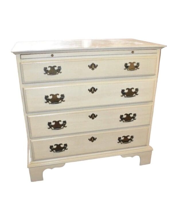 Vintage PA House Small Dining Server, Chest of Drawers, Cream Finish