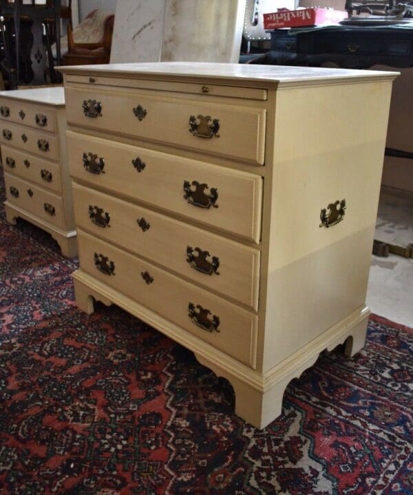 Vintage PA House Small Dining Server, Chest of Drawers, Cream Finish