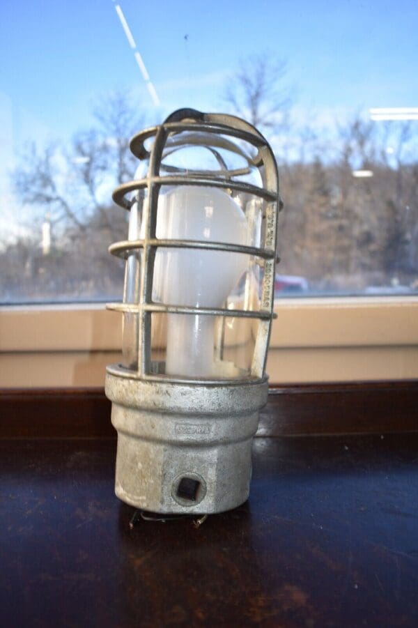 Vintage Industrial Safety Light Lamp Pendant Light, Crouse Hinds