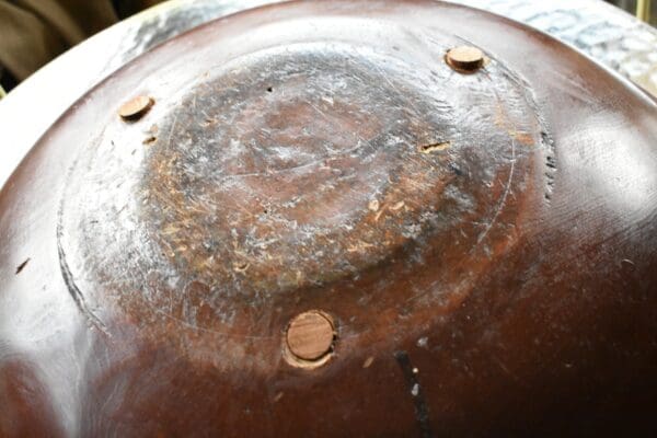 primitive wood dough bowl