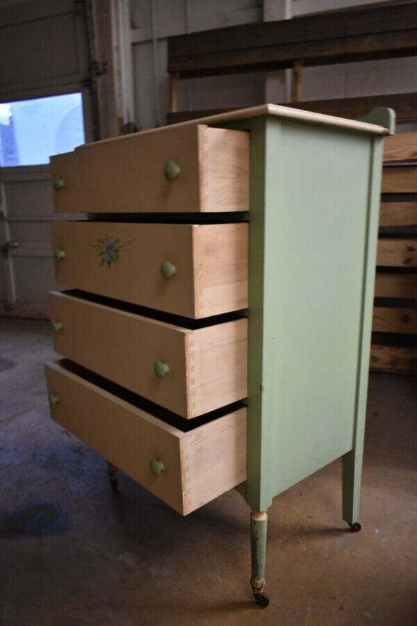 Antique Shabby Chic Dresser, Painted Chest of Drawers