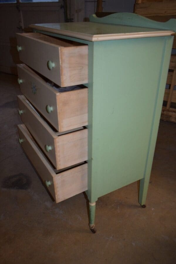 Antique Shabby Chic Dresser, Painted Chest of Drawers