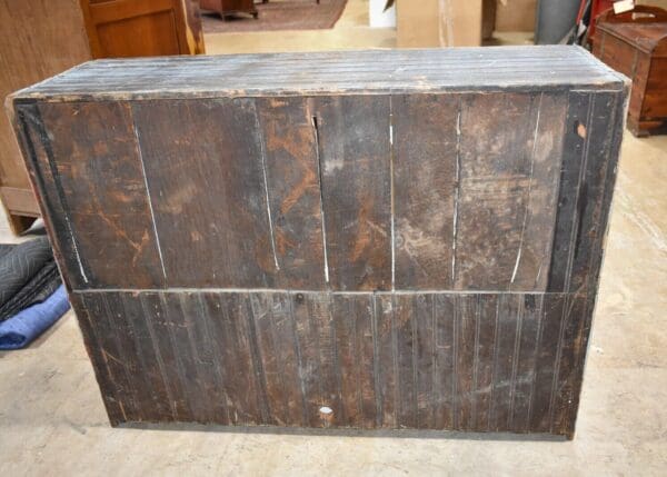 Primitive Shabby Painted Bead Board Cabinet, Painted Cupboard