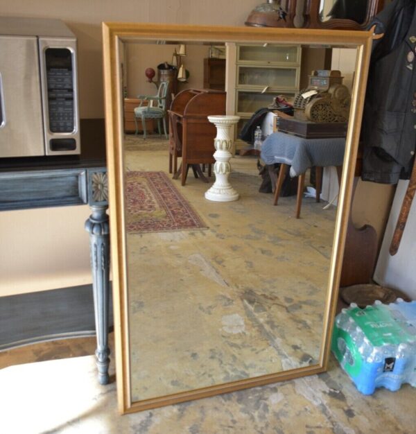 Large Gold Frame Rectangular Mirror by the Custom Frame Shopp