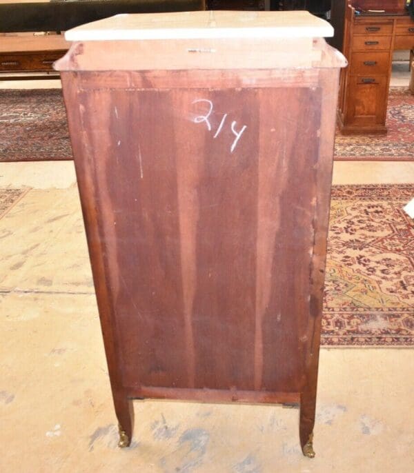 Vintage Louis xv Marble Top Bedroom Lingerie Chest, Made in Spain