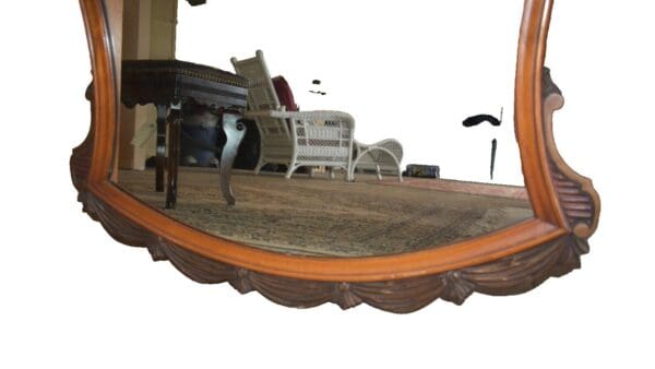 Large Antique Ornate Wall Mirror