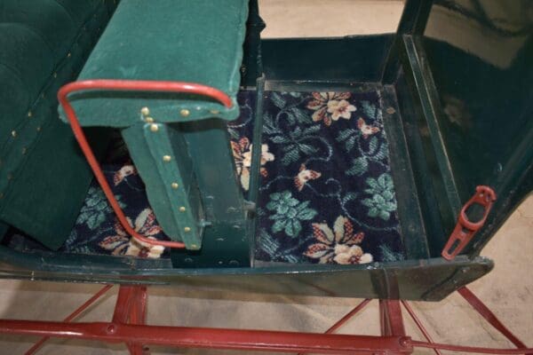 Restored Antique Jump Seat Cutter Sleigh with Shafts, Lowell Larson Collection