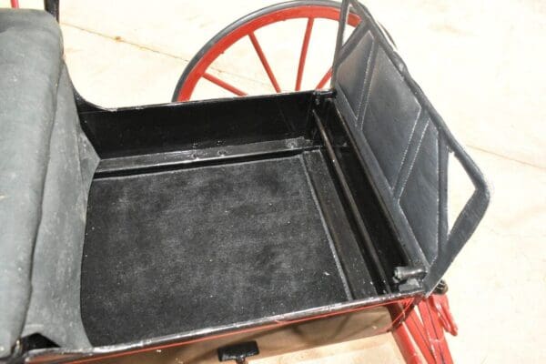 Restored Pony Runabout Carriage with Pole and Shafts, Walborn & Rikker